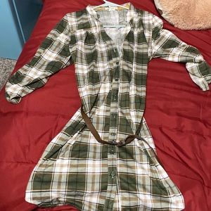 Flannel dress
